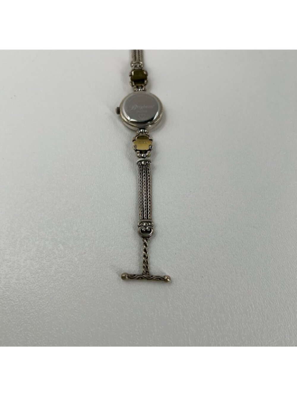 Brighton Del Sol Womens Watch Toggle Clasp Japan Movement Two Tone Silver Gold - Picture 8 of 11